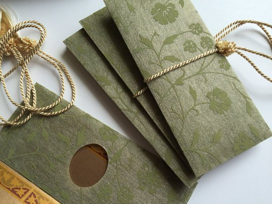 Money envelope, Monetary envelope dollar bill size, Gift Card Envelope, Burgundy Gold leaf envelopes, with cards tassels, Gift Set of 6