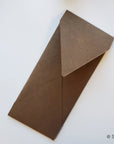 Premium Envelope 1: Specialty Envelope #10 Size, handmade, made from cotton handmade paper Chocolate