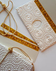 Money envelope, Monetary envelope, Currency, Gift Card, Gift Envelope, embossed Pearls and Pinwheel Ivory handmade paper Boxed Gift Set of 6