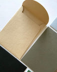 Premium Envelope: Specialty Envelope A7 Size, portrait round flap. Handmade envelopes, made from natural cotton handmade paper, sand, mud
