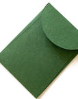Premium Envelope: Specialty Envelope A7 Size, portrait round flap. Handmade envelopes made from natural cotton handmade paper, Forest, Green