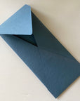 Premium Envelope 1: Specialty Envelope #10 Size, handmade, made from cotton handmade paper - Denim