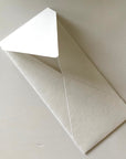 Premium Envelope 1: Specialty Envelope #10 Size, handmade, made from cotton handmade paper - White
