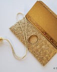 Money envelope dollar bill size, Gift Card holder, Monetary Gift Envelope, Gold Embossed floral design paper, antique gold, Set of 30