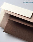 Premium Envelope A1 Size, handmade heavy wt. cotton paper envelopes, 4 bar size envelopes, Small Chocolate, Dark Brown envelopes