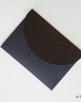 Premium Envelopes A7 Size round flap, Handmade cotton paper invitation envelopes, A7 size enevelopes, natural black envelope
