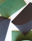 Premium Envelopes A7 Size round flap, Handmade cotton paper invitation envelopes, A7 size enevelopes, natural black envelope