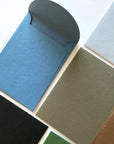 Premium Envelope: Specialty Envelope A7 Size, portrait round flap. Handmade envelopes, made from natural cotton handmade paper - denim blue