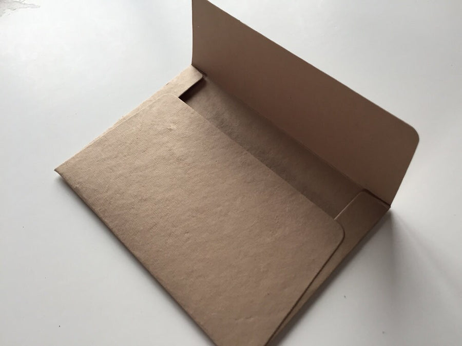 Premium Envelope A1 Size, handmade heavy wt. cotton paper envelopes, 4 bar size envelopes, Small buff, light brown envelopes